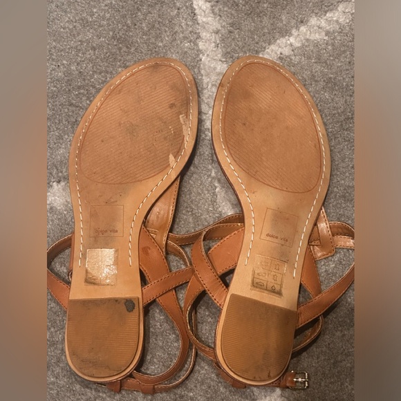 DOLCE VITA LEATHER SANDALS Size 9.5 - Picture 2 of 2